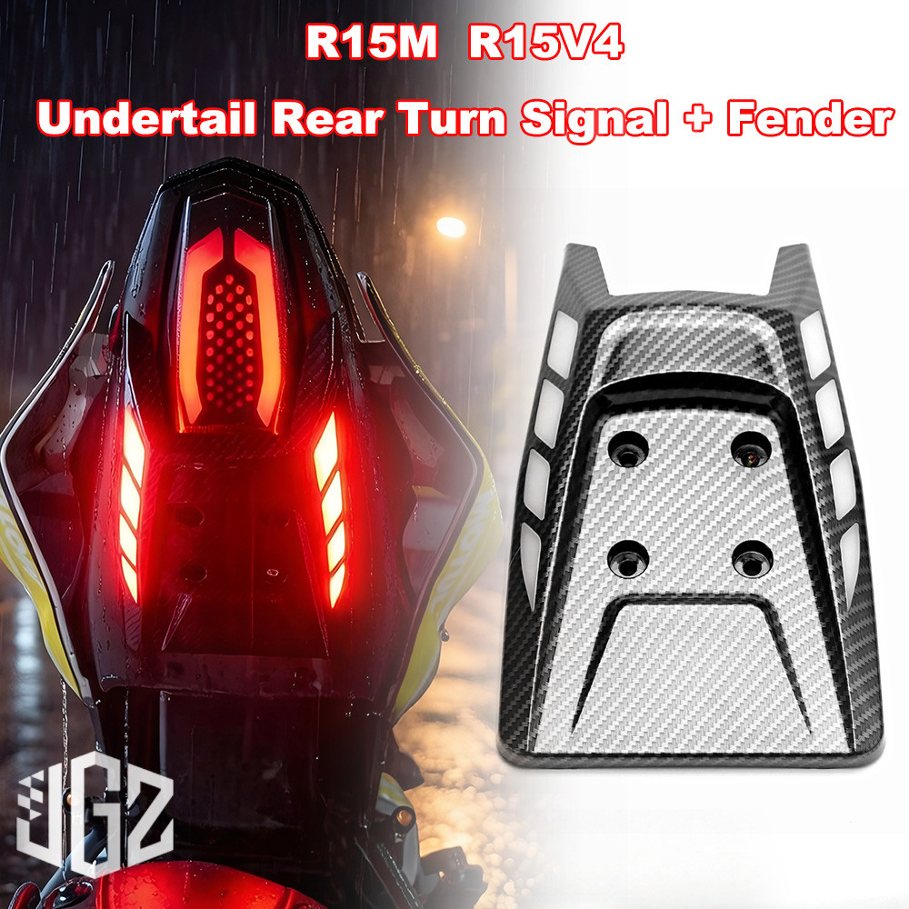 Undertail Fender Sein Led Yamaha All New R15 VVA V3 R15M R-15 V4 / R15 V3 WTP Carbon