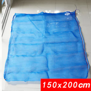 ขนาดใบใหญ่ 150X200 ซม ถุงตาข่ายไนล่อน เกรดA ถุงตาข่ายใส่ขวด ถุงตาข่ายใบใหญ่ ในล่อน