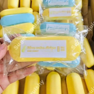 STARX 6 สีแถบยาว Thumb Rice Cake Squishy ของเล่น - Mochi Bun Slow Rebound Squishy - ความเครียดบรรเทา Super Soft & Moist | ของขวัญสําหรับเพื่อน เด็ก เด็กหญิง เด็กชาย