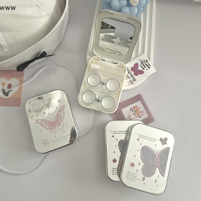 OOO ชุดกล่องใส่คอนแทคเลนส์สองชิ้น, กล่องใส่คอนแทคเลนส์ขนาดเล็กพกพาได้