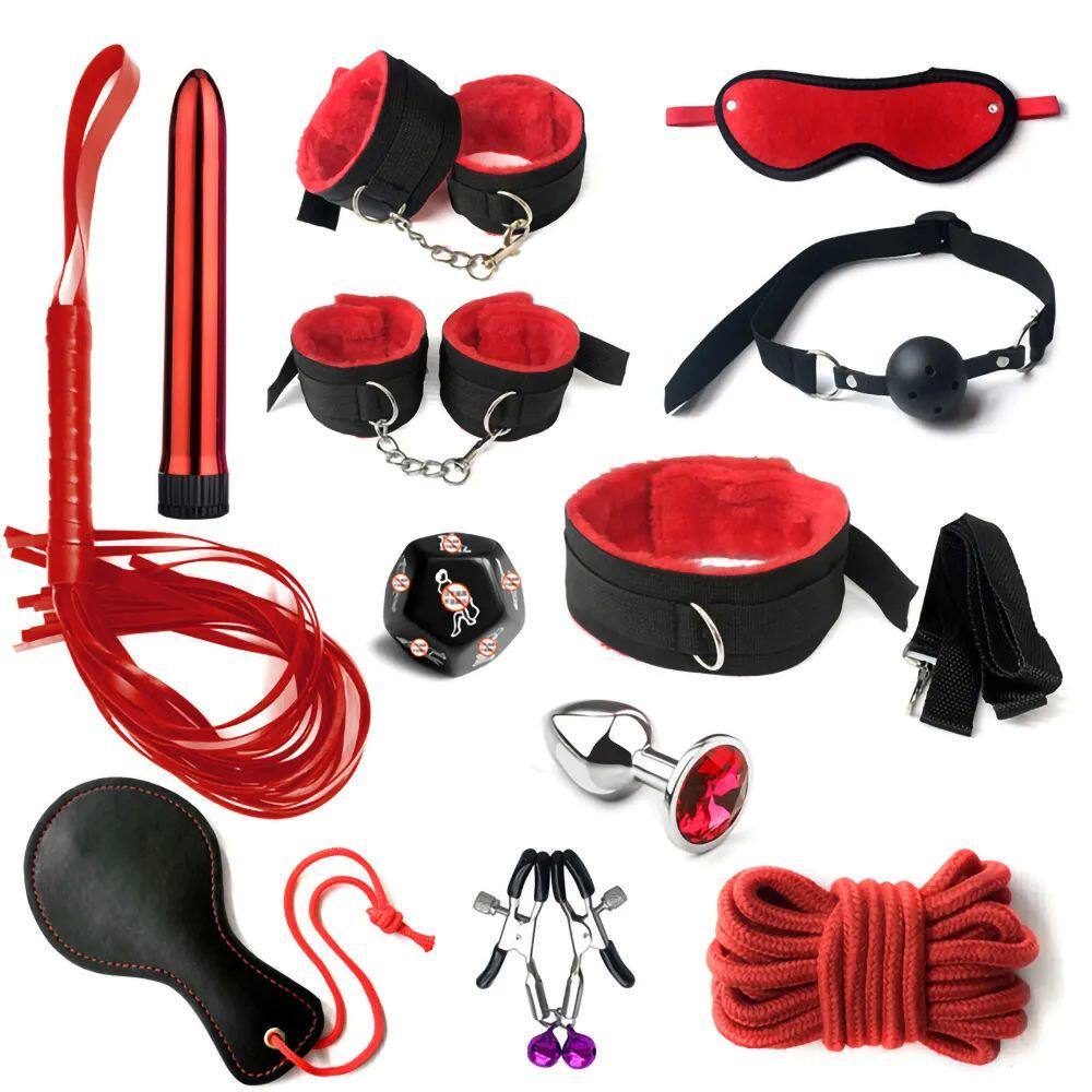 เสื้อบรา Sex Toys Bdsm sexual jugetes kit for couples PU Sex Bondage