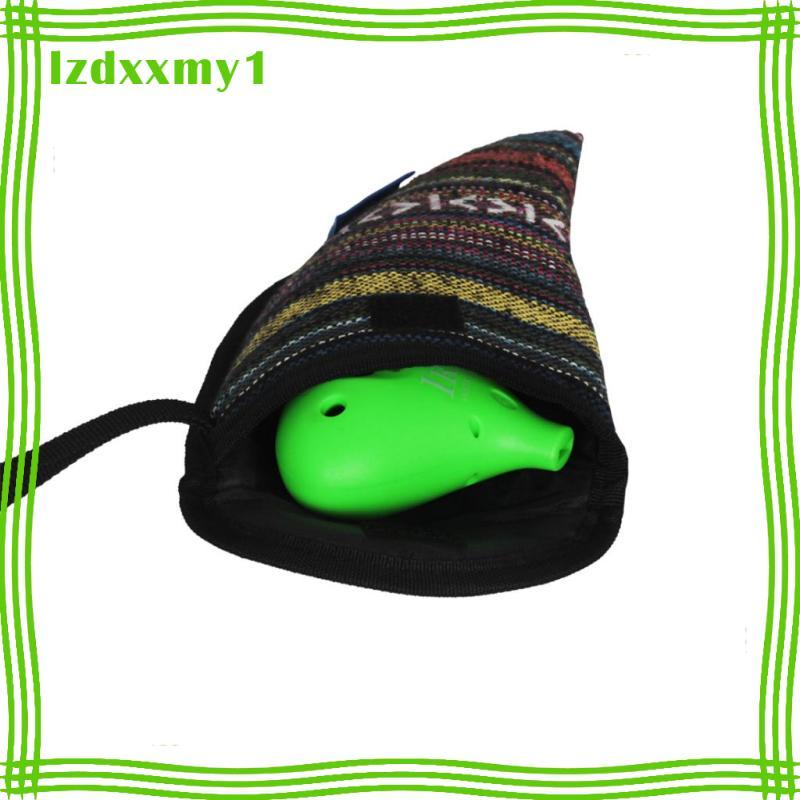 [Kiddy] Ocarina Gig Bag Carry Bag พร้อมสายรัดสําหรับอุปกรณ์เสริมชิ้นส่วน Ocarina 12 Hole เป็นที่อธิบ