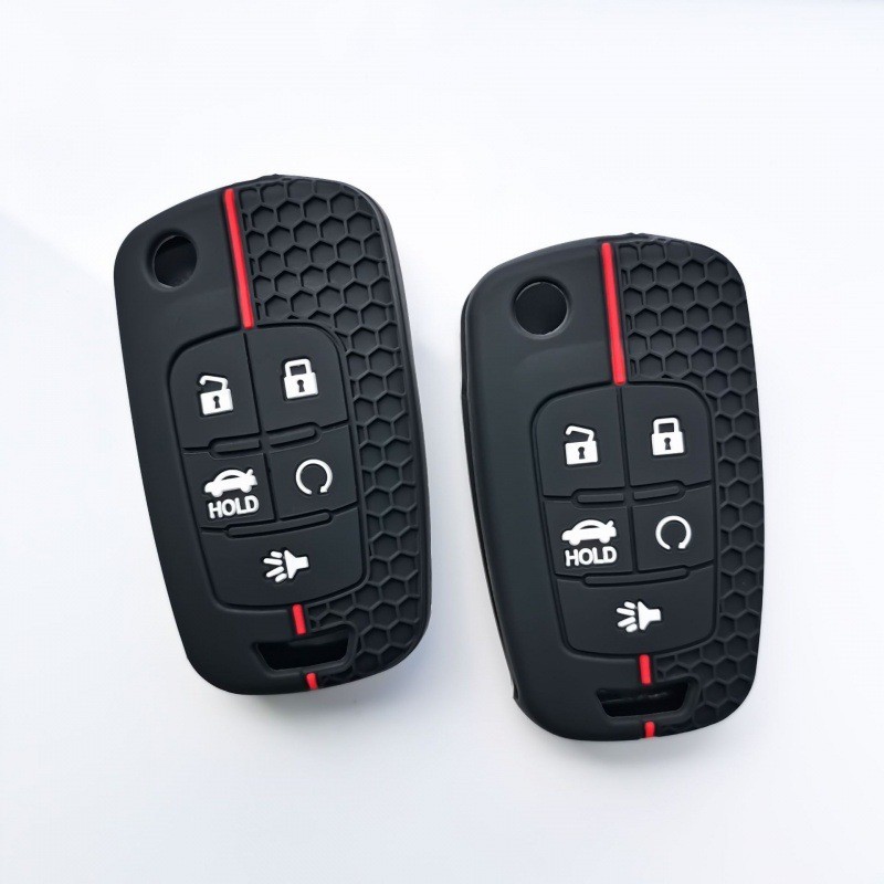 เหมาะสําหรับเชฟโรเลตพับห้าปุ่มซิลิโคนฝาครอบรถ Camaro Camaro เคสกุญแจรีโมทคอนโทรลกรณี