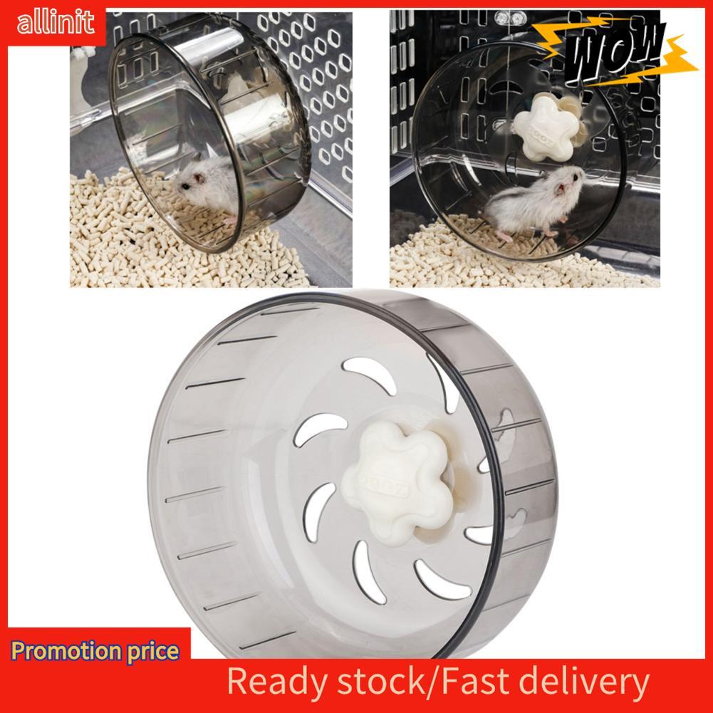 Allinit Allinit Hamster Racing ล้อ 13 ซม.ขนาดเล็กสำหรับสัตว์เลี้ยง Quiet ของเล่นพลาสติกหนูแฮมสเตอร์ Gerbils หนูตะเภา ราคา ถูกที่สุด ดีลบีเคเค