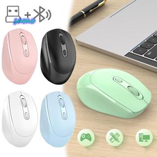 เมาส์บลูทูธ SAMO เมาส์ไร้สายแบบชาร์จไฟได้กันลื่นน้ําหนักเบา …