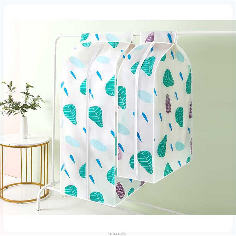 YIXIN ผ้าคลุมจัดระเบียบเสื้อผ้ากันฝุ่น 60x30x110cm - PEVA