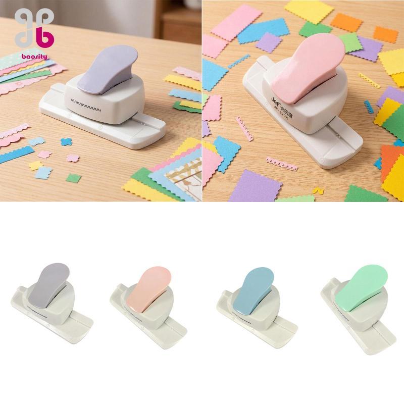 ความBaosity Paper Border Punch ตกแต่ง Border Puncher Supplies น้ําหนักเบา Punch Press Paper Punches 