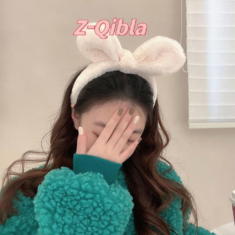 กระต่ายหู Plush ผม Hoop Hairband อุปกรณ์เสริมผมแฟชันสำหรับผู้หญิง