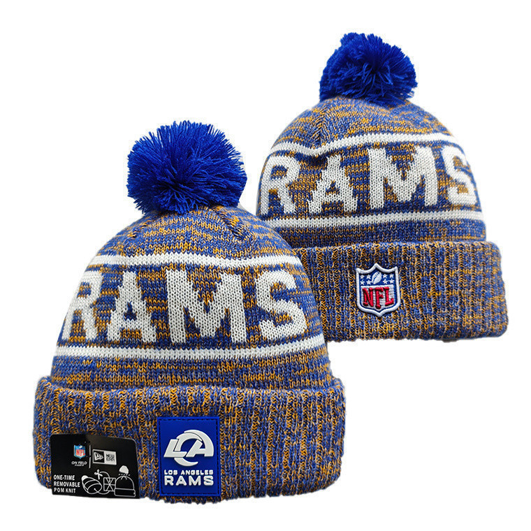 หมวกถักสไตล์ Rams Ravens จากขนสัตว์ เหมาะสำหรับหน้าหนาว WD7T