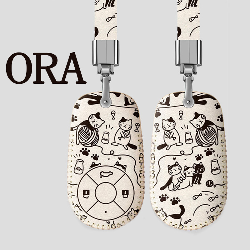 เคสกุญแจรีโมทรถยนต์สําหรับ ORA Good Cat ORA goodcat GT อุปกรณ์เสริมในรถยนต์พวงกุญแจ