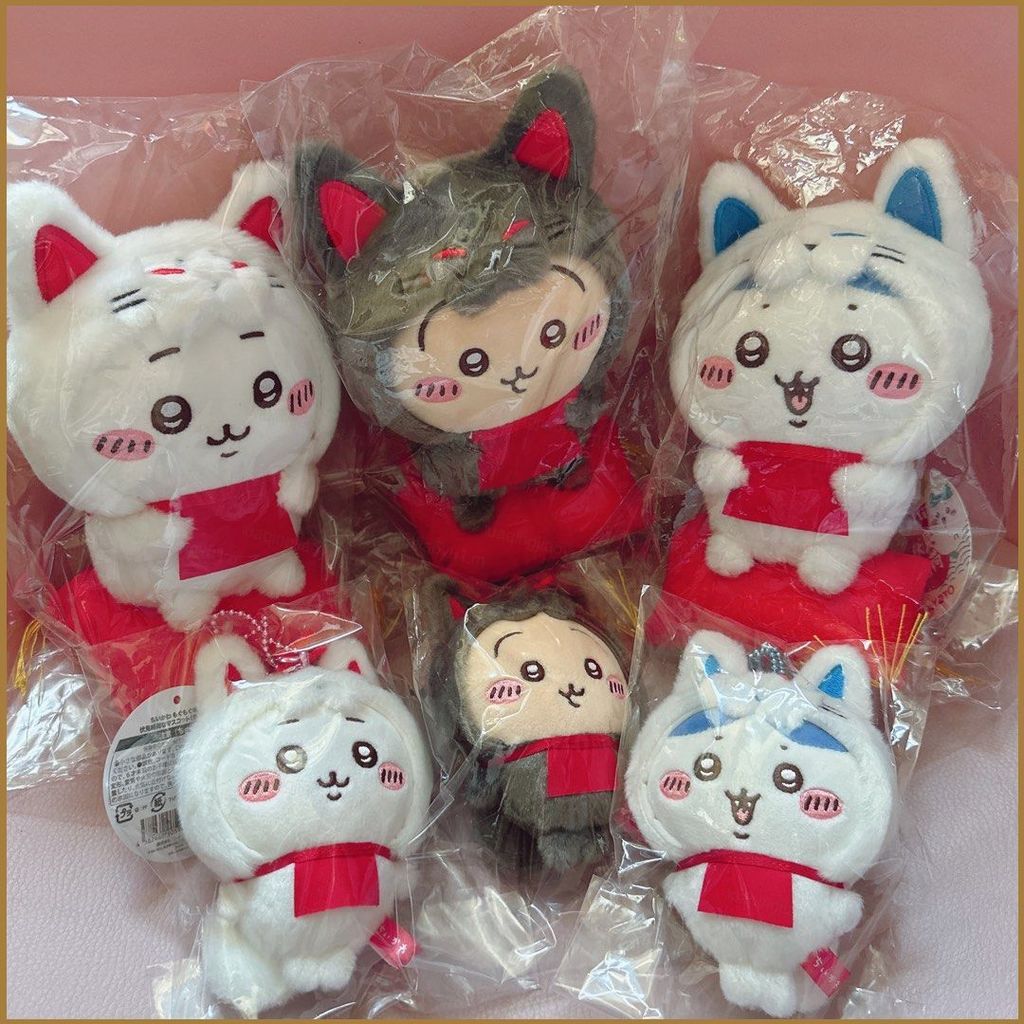 HQ Chikawa x ญี่ปุ่น Fushimi-Inari Taisha ตุ๊กตาตุ๊กตาของขวัญสําหรับเด็กผู้หญิง Hachiware Usagi ตุ๊ก