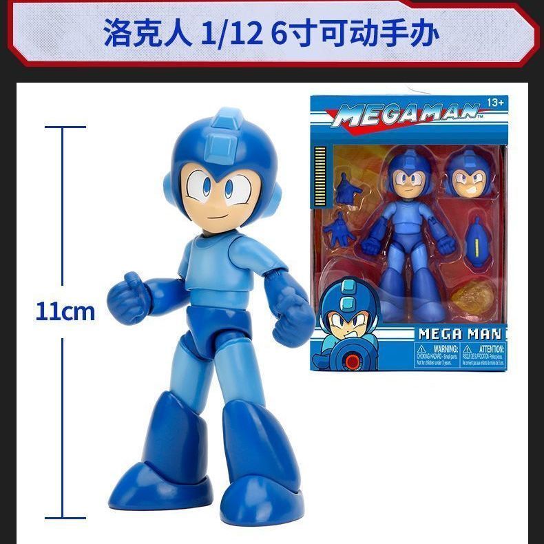 [ในสต็อก] JADA Ready Stock Rockman Influencer Doll Flame Frozen Man Flame Doll Movable Doll Boy Toy