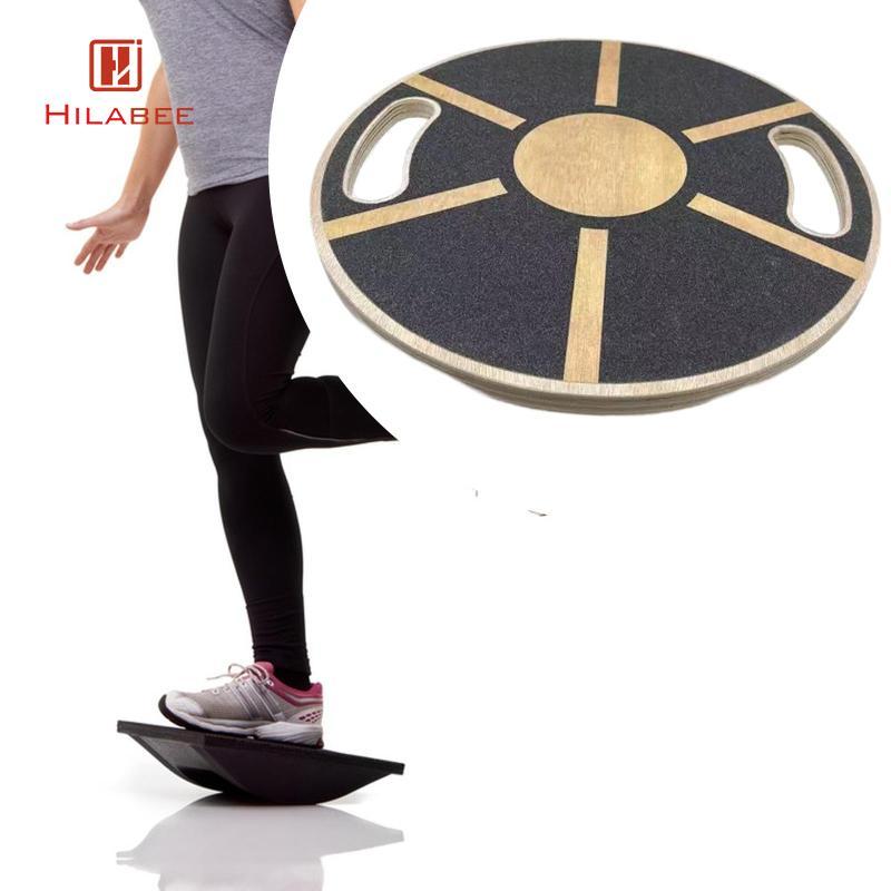 HILABEE Wobble Balance Board Balance Trainer Rocker Board Core อุปกรณ์ฝึกซ้อมรอบ
