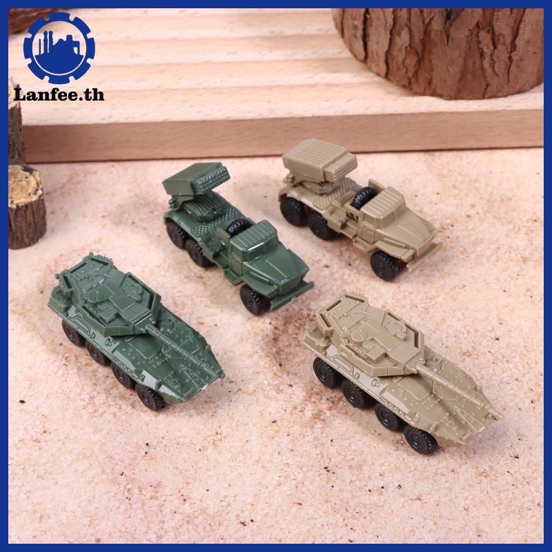 NFE 4 ชิ้น/เซ็ต 1/144 โซเวียต BM21 Hail Rocket Launcher อิตาลี Centaur B1 ถัง 4D เหล็กรุ่นเลื่อน N