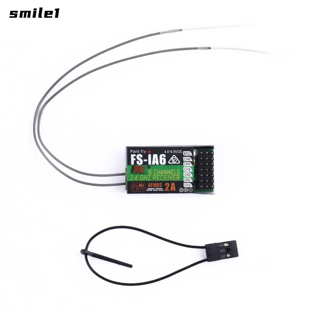 SMILE FS-iA10B ตัวรับสัญญาณ 6 ช่องสําหรับ FPV Drone รีโมทคอนโทรล FS-i6 i6X i6S i10 Transmisor