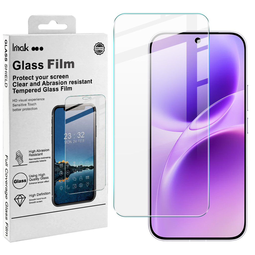 กระจกนิรภัยสําหรับ Vivo S50 Pro Mini S30 S20 5G IMAK H ฟิล์มป้องกันหน้าจอสนับสนุนลายนิ้วมือ