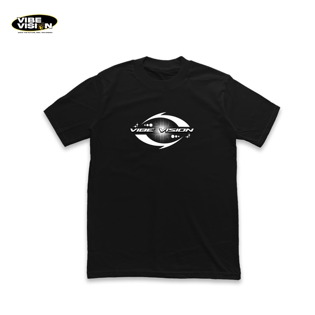 VibeVision เสื้อยืดแขนสั้นผู้ชาย Y2K BASIC FONT - เสื้อยืด unisex เสื้อเชิ้ตแขนยาว KR VVSW 13 เสื้อย