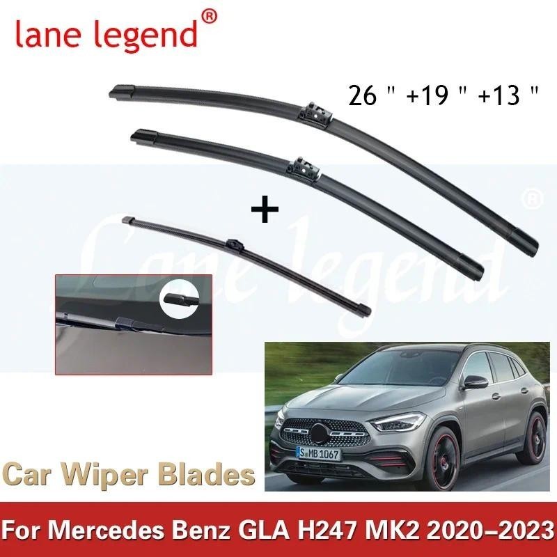ใบปัดน้ําฝนสําหรับMercedes Benz GLA H247 MK2 2020 2021 2022 2023 กระจกกระจกหน้าต่าง GLA200 GLA220 GL