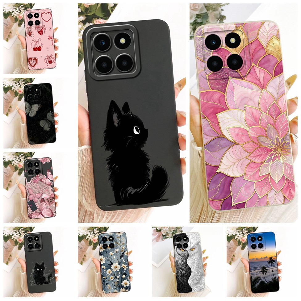 Honor WDY-LX1 WDY-LX2 Casing Honor X6a Cover Fashion Cartoon Cute Funny Painted Silicone Phone Case
