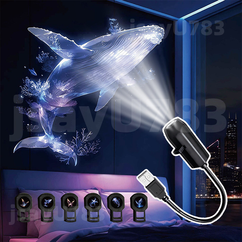 🏠โคมไฟ Sky Projector โปรเจคเตอร์เปลี่ยนลายท้องฟ้าได้ ไฟตกแต่งห้องนอน โคมไฟโปรเจคเตอร์ ไฟโปรเจคเตอร์รูปผีเสื้อแสนโรแมนติก