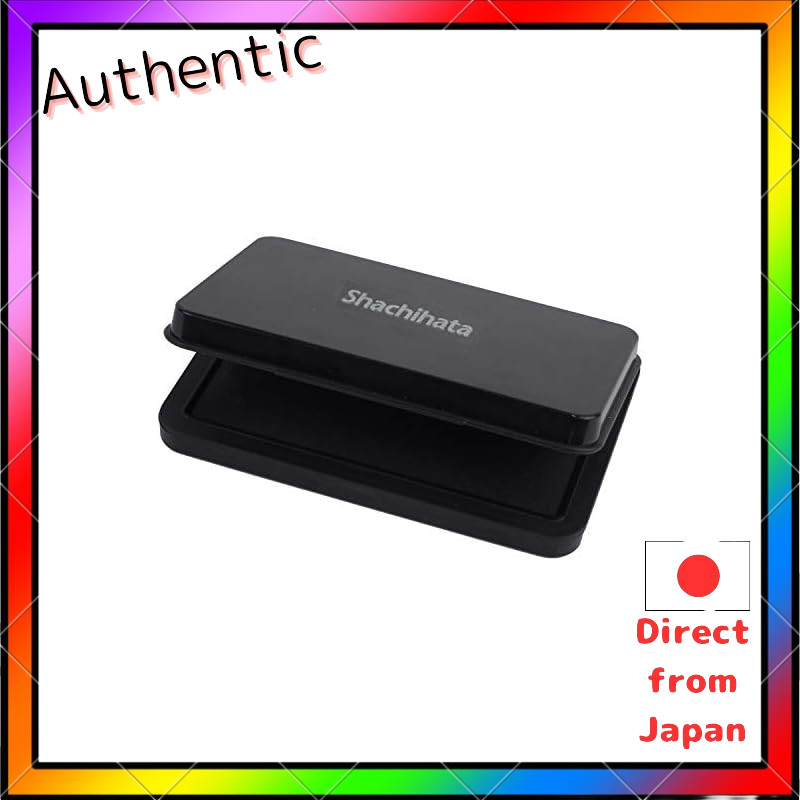Shachihata Stamp Pad HGN-2-K Medium Size Black