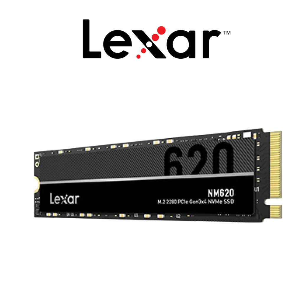 LEXAR NM620 512GB Internal SSD M.2 2280 PCIe NVMe รับประกัน 5 ปี