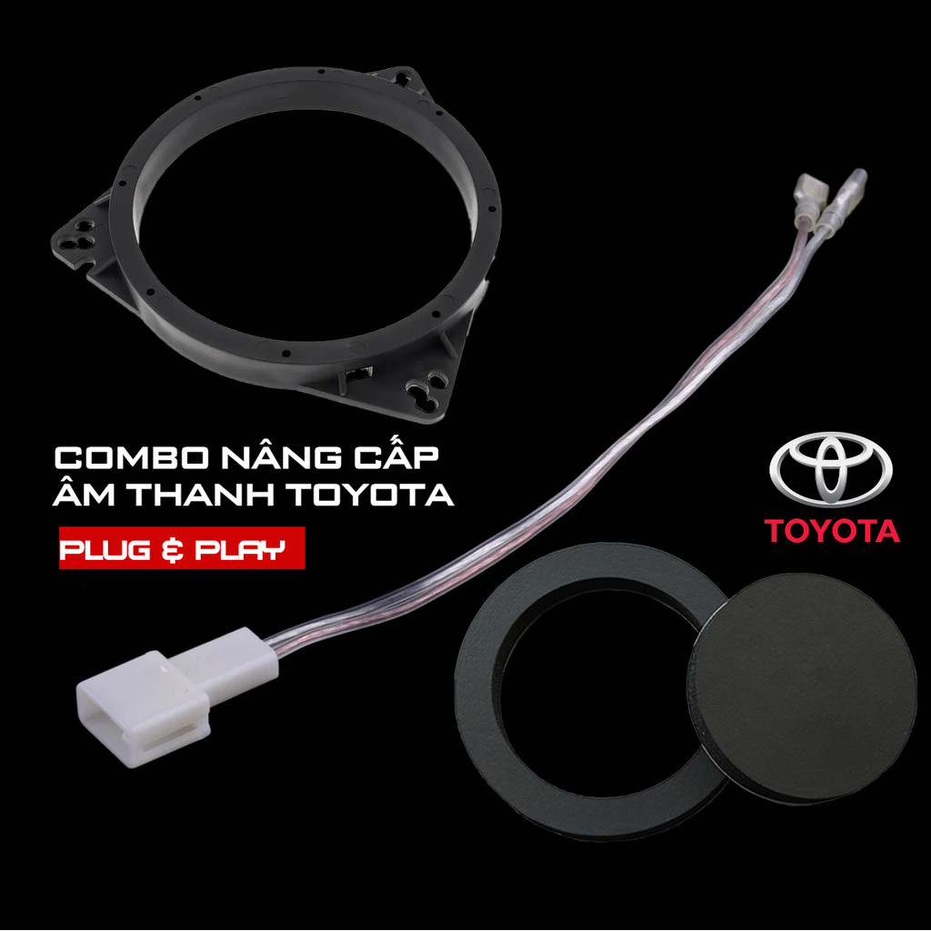 TOYOTA Speaker Plug and Play NEW LIFE Speaker Jack DIN JACK COMBO KEEP ORIGINAL Car Speaker jack สํา