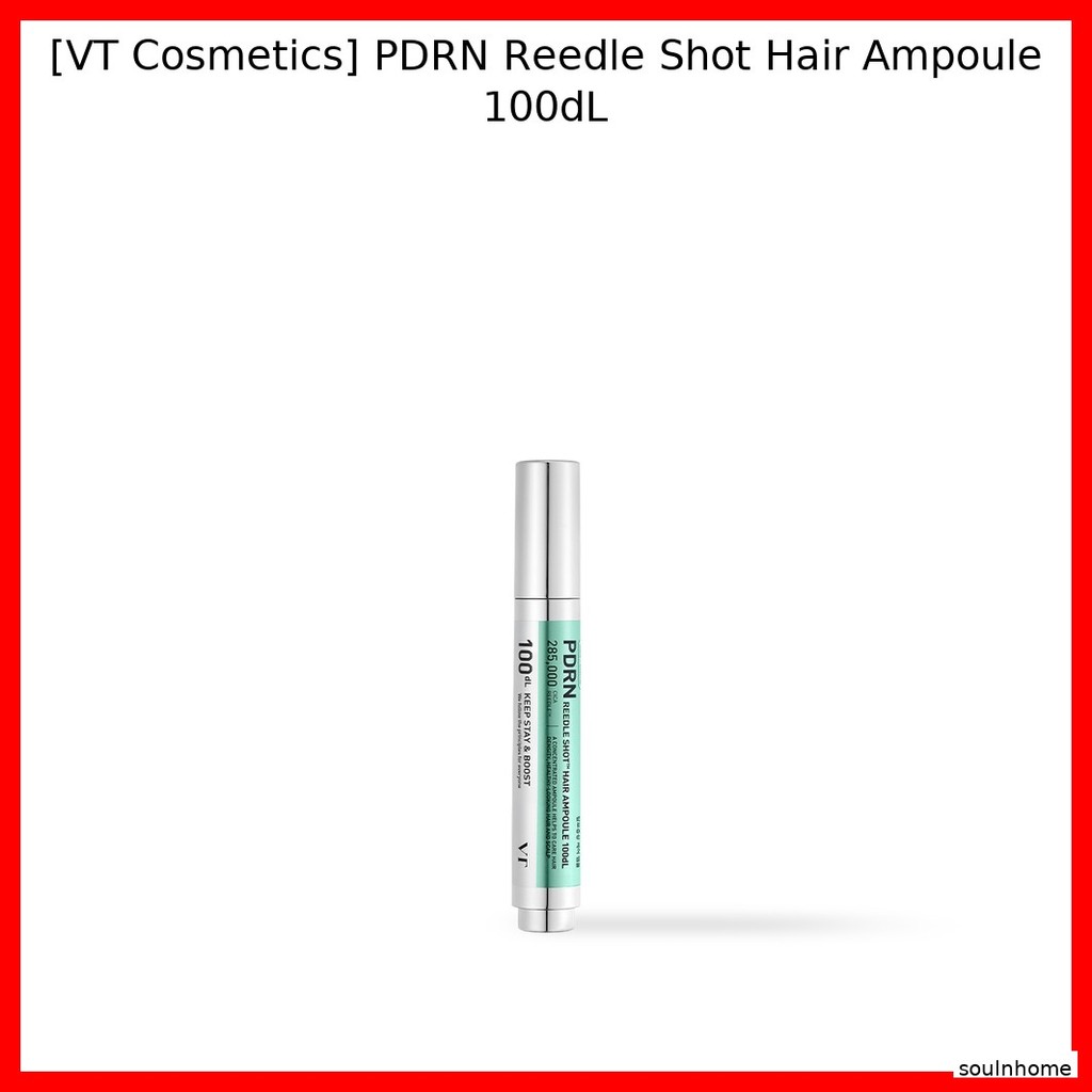 [VT Cosmetics] PDRN Reedle Shot Hair Ampoule 100dL / Korean Hair Ampoule / Revitalizing Treatment by