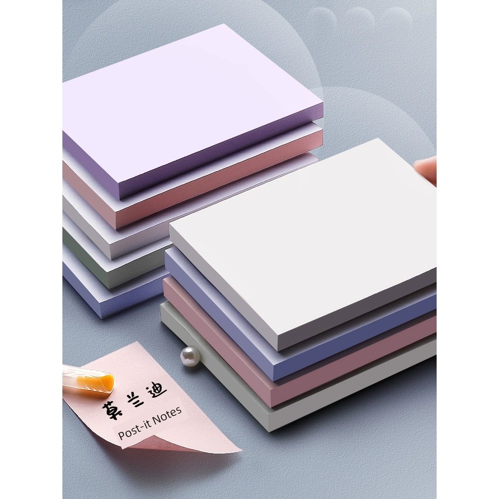 postit postit น่ารัก ติดแท็ก Morandi บันทึกย่อขนาดเล็ก