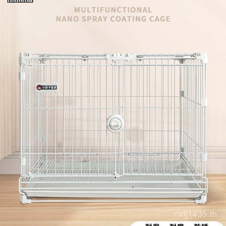 การ์ดแมวขนาดเล็กขนาดกลางไทยหัวเข็มขัดฟรี Bichon Display Pet Shop Pogo Di กรงในร่มกรงความงาม T8PZ