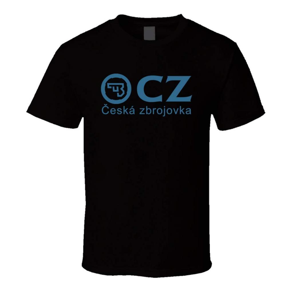 Custom Ceska T-Shirt Men Boy Zbrojovka T-Shirt Cz Logo Tshirt Short Sleeve Top Tee