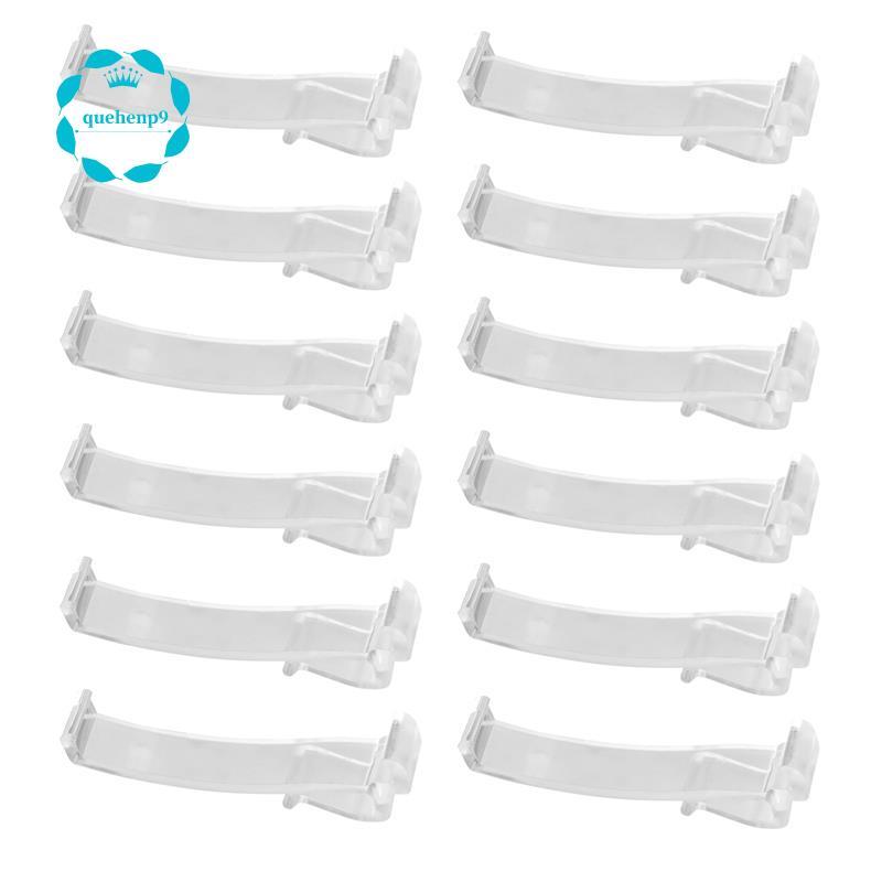 [Fast Q9]2.5 นิ้ว Valance Clips Window Blind Clips พลาสติกใส Valance Retainer Holder Hidden Valance 