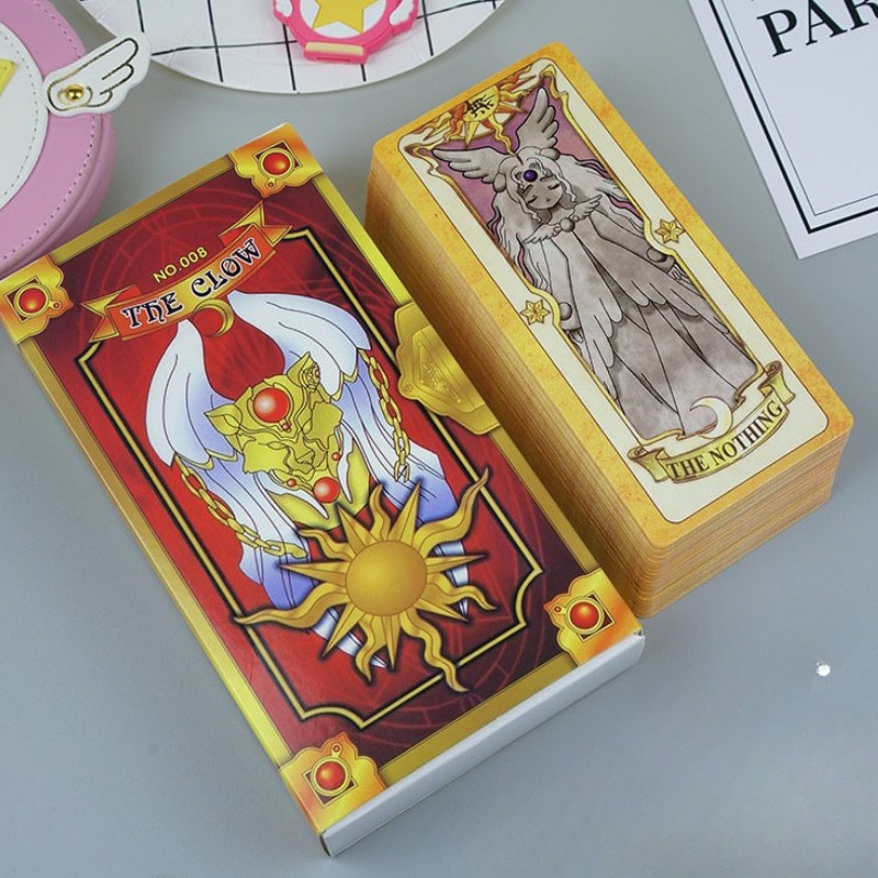 59 ชิ้นหลากหลายซากุระ Cos Clow Sakura Magic Card อะนิเมะ Divination การ์ด Deluxe รุ่น