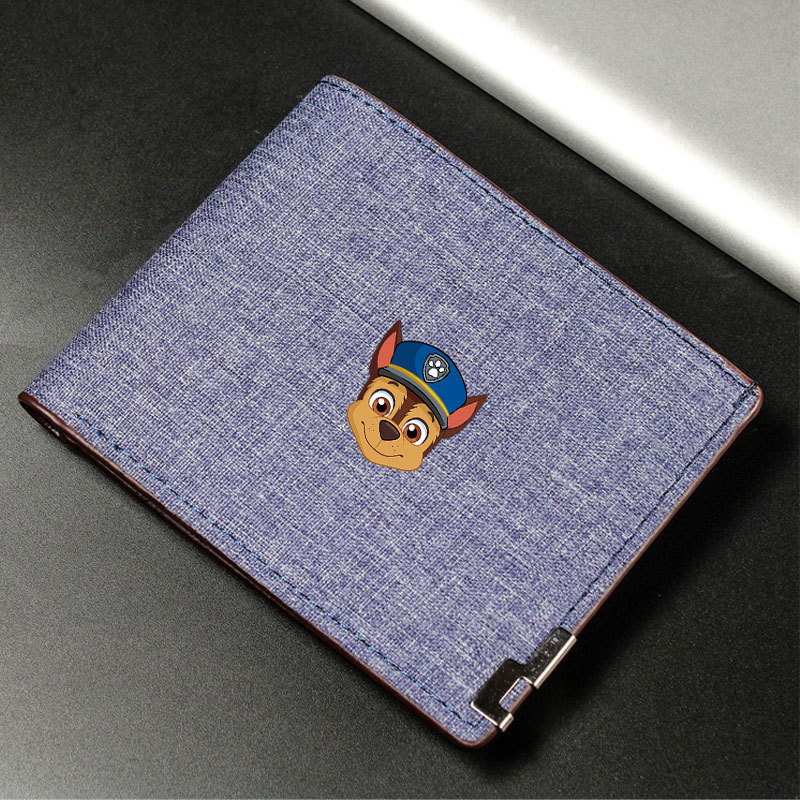 PAW Patrol กระเป๋าสตางค์.Canvas พกพาสะดวก ของขวัญวันเกิดสำหรับเด็ก ใส่บัตรเครดิตและเหรียญได้