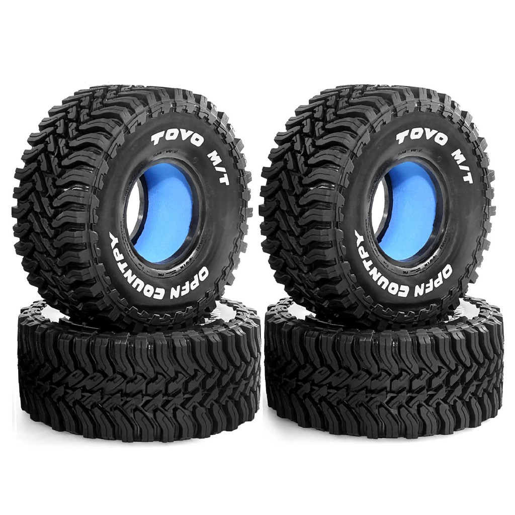 4pcs 133 มม.2.2 นิ้วยางยางล้อ Tyre สําหรับ 1/8 1/10 RC Crawler รถ Axial SCX10 Wraith RR10 Capra TRAXXAS TRX4 YK4082 H8H
