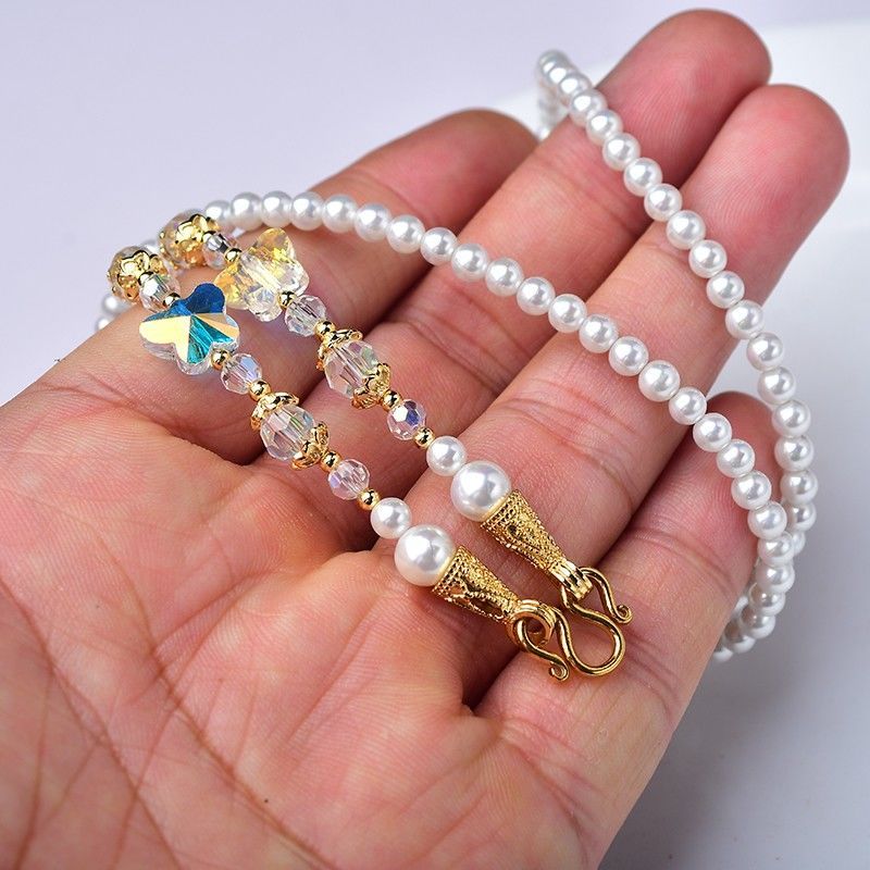 2026 สไตล์ใหม่ประเทศไทย Amulet CHAIN Shijia Pearl Strong Light รอบ Amulet สร้อยคอแขวน M หัวเข็มขัด A