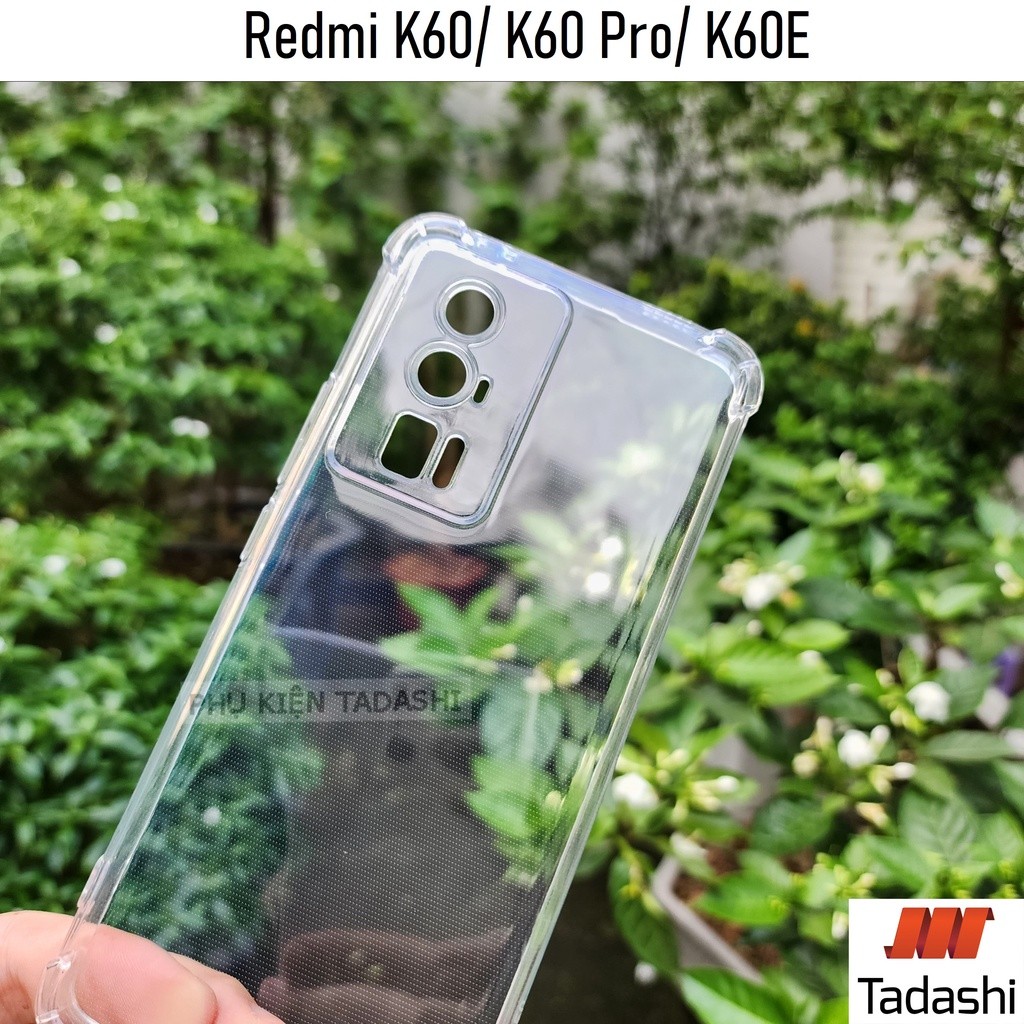 เคสกันกระแทกสําหรับ Redmi K60/ K60 Pro K60E, Redmi K50 Ultra/ K50/ K50 Pro/ K50 Gaming โปร่งใสยืดหยุ