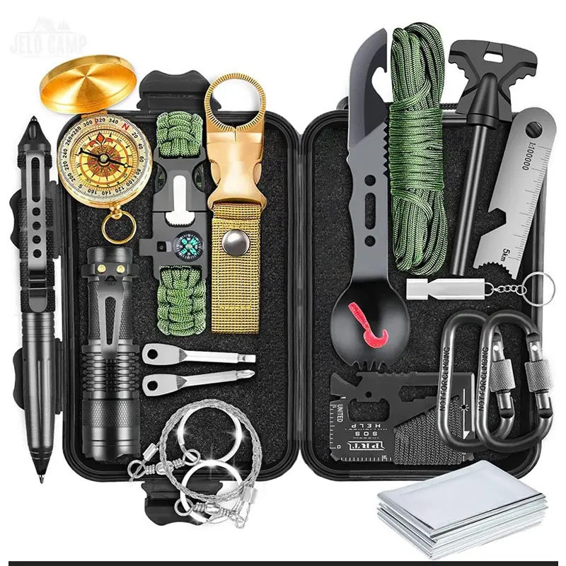Survival Kit and First Aid Kit Professional Survival Gear Tool Set Survival Camping Set Outdoor Camp