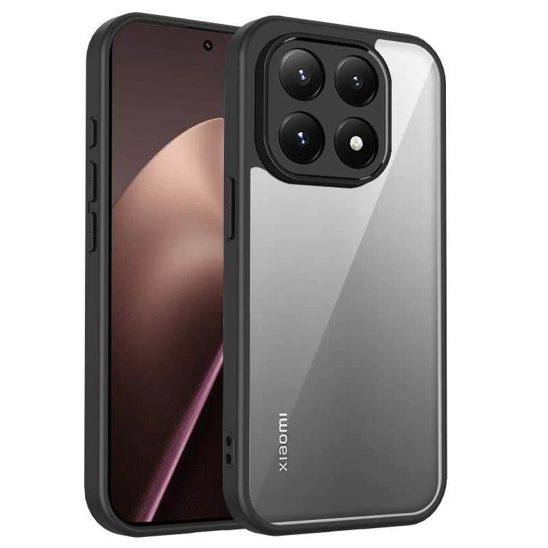 สําหรับ Xiaomi 15T Pro 15 Pro 15TPro โปร่งใส Matte เคสโทรศัพท์ป้องกันกล้องกันกระแทกซิลิโคนแข็ง
