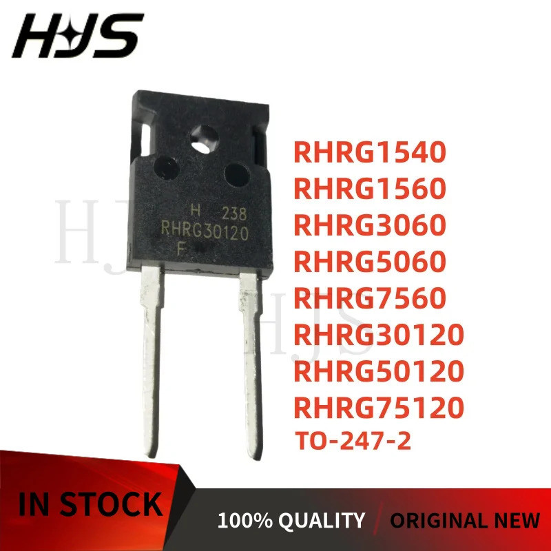 5PCS RHRG30120 RHRG3060 RHRG7560 RHRG50120 RHRG75120 RHRG5060 RHRG1540C RHRG1560C TO-247-2 Field Eff