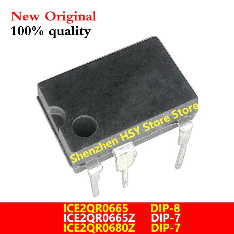 5PCS ICE2QR0665 2QR0665 DIP-8 ICE2QR0665Z ICE2QR0680Z 2QR0665Z 2QR0680Z DIP-7 ชิป ic