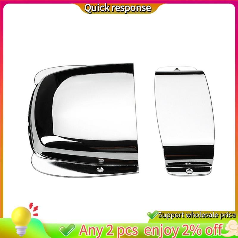 ในสต็อก-Fixed Chrome Bridge Tailpiece สําหรับเครื่องมือเปลี่ยนกีตาร์ไฟฟ้าสไตล์วินเทจและฝาครอบ