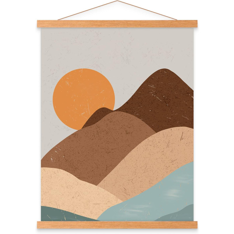 Poster Frame Wood Frame Hanger for Photo Picutre Canvas Artwork Art Print Wall Hanging