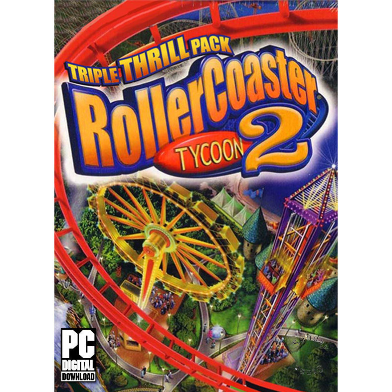 เกมสร้างสวนสนุก RollerCoaster Tycoon 2 Triple Thrill Pack รวมทุก DLC [PC/Notebook]