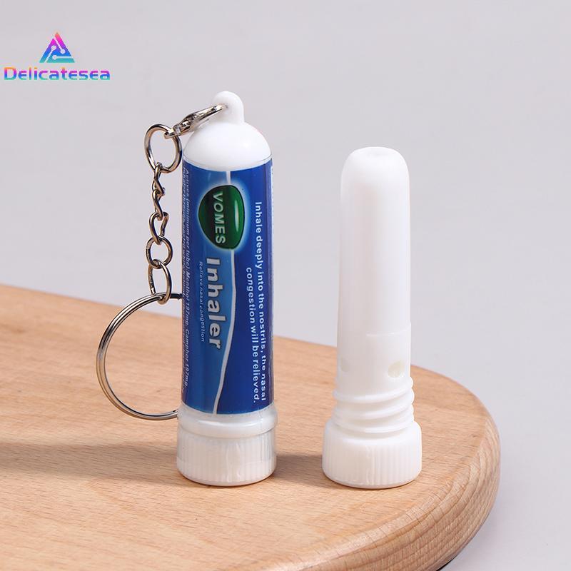 [Delicatesea] 5 ชิ้น Nasal Sti พวงกุญแจเพิ่มโฟกัส Inhaler หลอด Cooling Nasal Inhaler Aromatherapy En