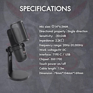 Onikuma Hoko M630 Microphone ไมโครโฟนตั้งโต๊ะ
