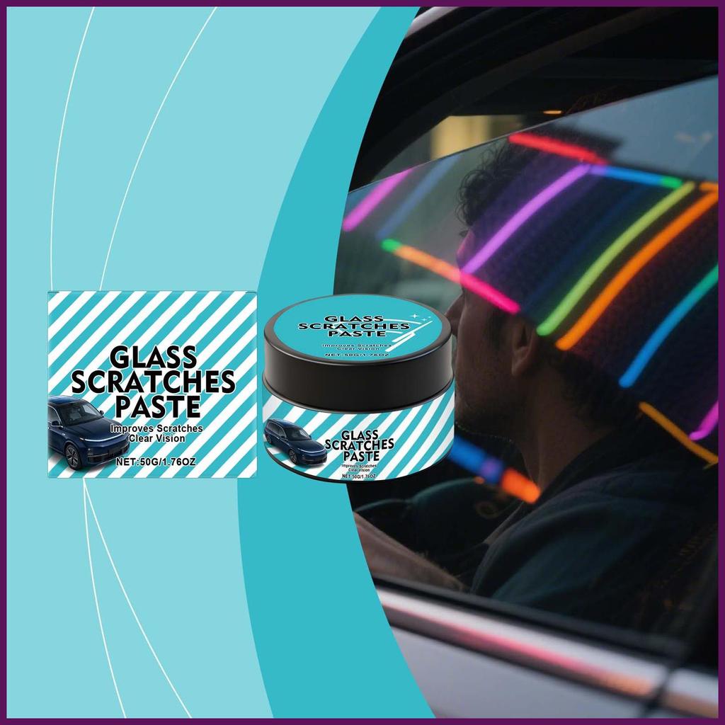 Car Scratch Remover 50g Swirls Polishing Paste Car Window Scratch Remover สําหรับยานยนต์รายละเอียดสี