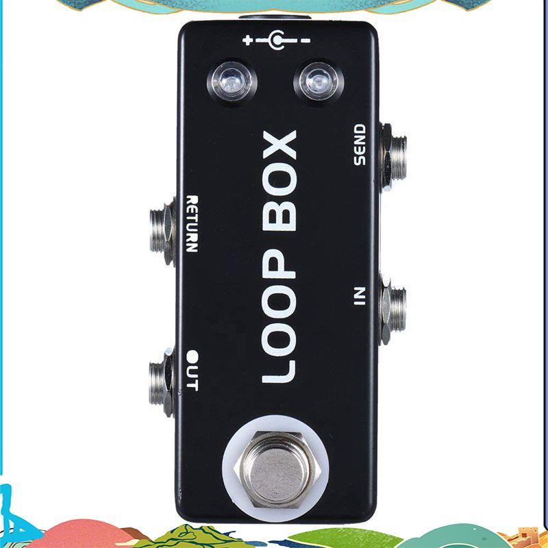 Mini Guitar Effect Pedal Loop Box Switcher Channel Selection True Bypass
