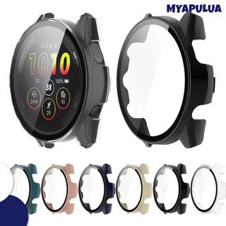 กรณีแก้วนิรภัย PC for Smartwatch Garmin Forerunner 165 / 165 Music ผู้ป้องกันหน้าจอคุณภาพสูงกรอบกันชนอุปกรณ์เสริม