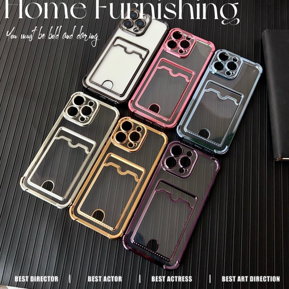 ที่ใส่บัตรไฟฟ้าเคสโทรศัพท์ เหมาะสําหรับ iPhone 17, 16, 15, 14, 13 ใหม่ iPhone 14 Pro ป้องกันการตกกระ